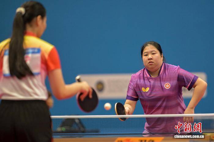 特奥乒乓球女子单打、男子双打比赛在香港举行