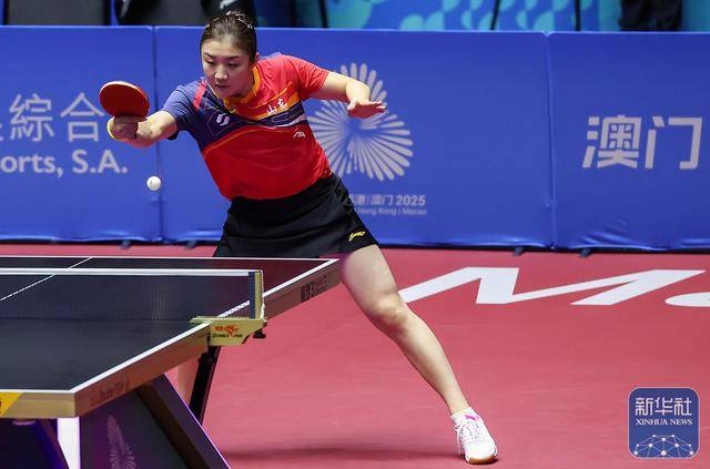 全运会｜王曼昱晋级乒乓球女单决赛