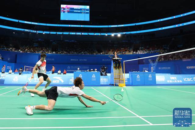 全运会｜刘阳/刘毅晋级羽毛球男双决赛