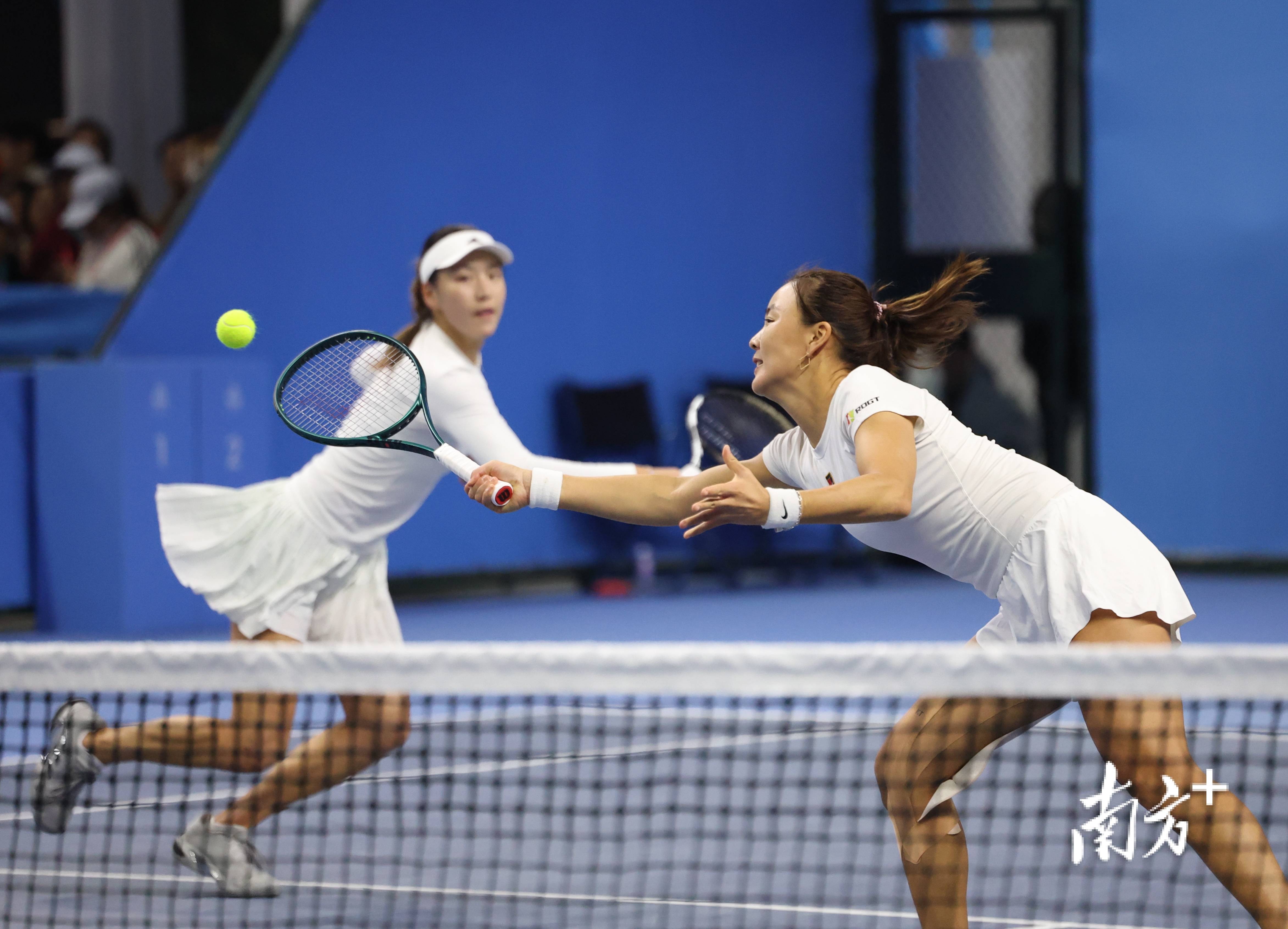 王欣瑜袁悦晋级全运女双决赛，广东网球时隔38年再冲全运金牌